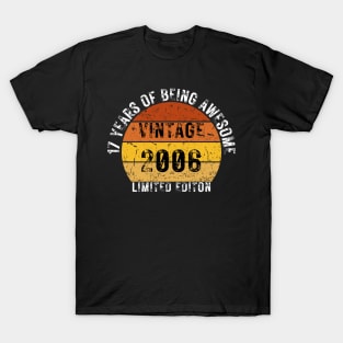 17 years of being awesome limited editon 2006 T-Shirt